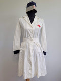 WWII American Red Cross Production Corps Women's Uniform Dress and Hat