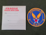 WWII Army Air Corps "Remember Me" Sweetheart Patch Mirror in Envelope