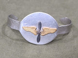 WWII Army Air Corps Trench Art Sweetheart Bracelet