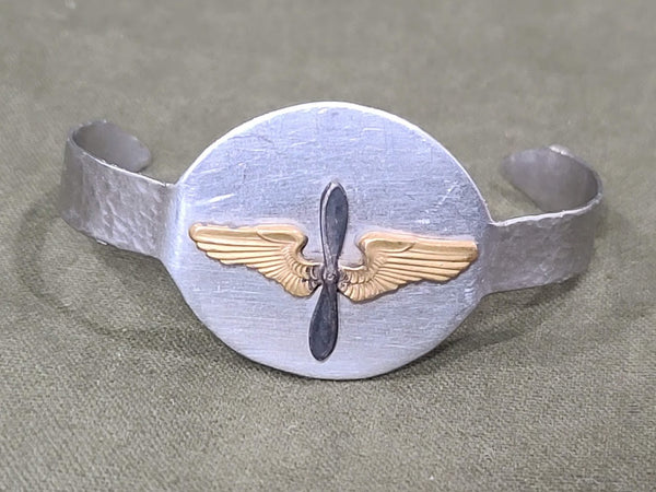 WWII Army Air Corps Trench Art Sweetheart Bracelet