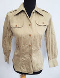 WWII Army Nurse WAC Women's Tropical Field Shirt Uniform 12S
