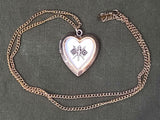 Signal Corps Heart Locket Necklace