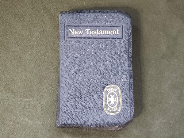 WWII Cadet Nurse New Testament Bible