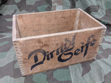 Vintage German Dirndl Seife Soap Wood Shipping Crate Box