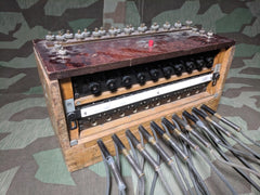WWII German 10 Line Switchboard Klappenschrank 1944