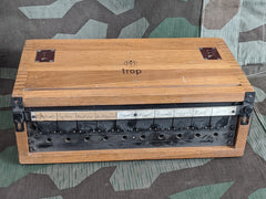 WWII German 10 Phone Line Bank for the Grosse Feldklappenschrank