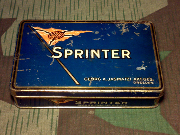 WWII German 1930s/1940s Sprinter 50 Cigarette Tin