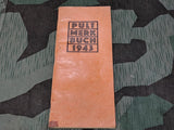 WWII German 1943 Desk Appointment Book (w/ Traffic and Post Info)