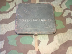 WWII German 1 Gasschutzhauben Steel Box