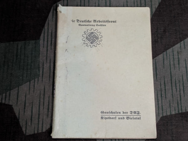 WWII German Arbeitsfront Song Book