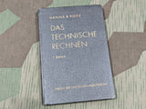 WWII German Arbietsfront "Das Technische Rechnen" Book