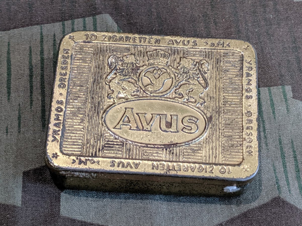 WWII German Avus Cigarette Tin