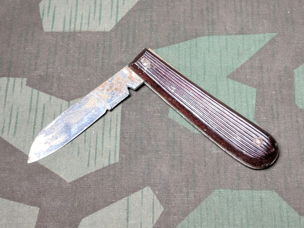 Vintage 1940s WWII-era German Pocket Knife w/ Bakelite Grips