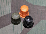 Vintage 1940s Colorful Bakelite Thimbles "Finger Hats"