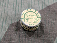 Vintage WWII-era German Tiny Bonnaplast Bandage Tin