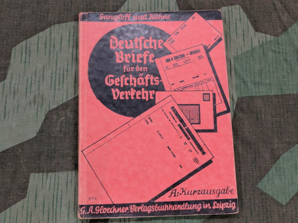 WWII German Book About Filling Out Paperwork 1940
