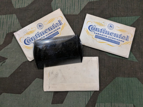 WWII German Continental Gummikamm Rubber Comb