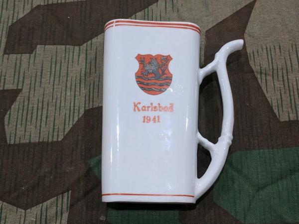 WWII German Czech Karlsbad 1941 Spa Mineral Springs Sipping Cup