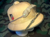 WWII German DAK First Pattern Pith Helmet Afrika Corps