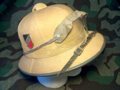 WWII German DAK First Pattern Pith Helmet Afrika Corps