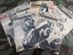 WWII German Die Kriegsmarine Magazines 1943
