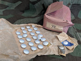 WWII German Dress Uniform Buttons with Box
