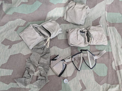 WWII German Dust Goggles Set 2 Clear and 2 Tinted