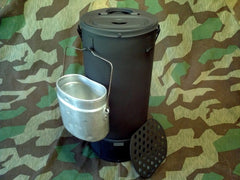 WWII German Feldofen Bunker Stove - Sheet Steel