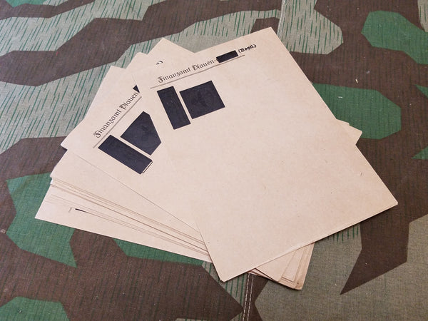 WWII German Finanzamt Plauen Envelopes (Set of 3)