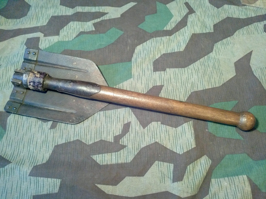 蘭印方面太 5 グルデン 軍票 WWII_German_Folding_Shovel_Kla