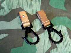 WWII German Gebirgsjäger Belt Karabinerhaken for Pitons