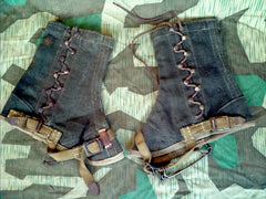 WWII German Gebirgsjäger Gamaschen Unissued Size II