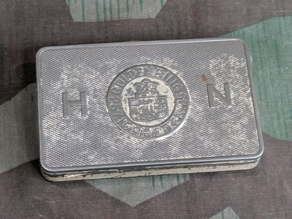 WWII German HN Fugendicht Verpackt Cigarette Tin