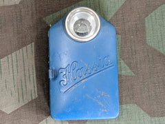 WWII German Hassia Blue Flashlight