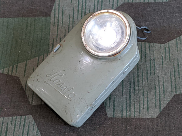 WWII German Hassia Gray Flashlight