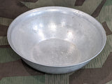 WWII German Heer Aluminum Bowl