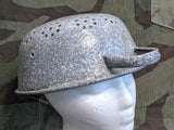 WWII German Helmet made into a Strainer