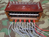 WWII German Klappenschrank 10 Line Phone Switchboard