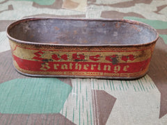 WWII German Lubern Bratheringe Herring Fish Tin