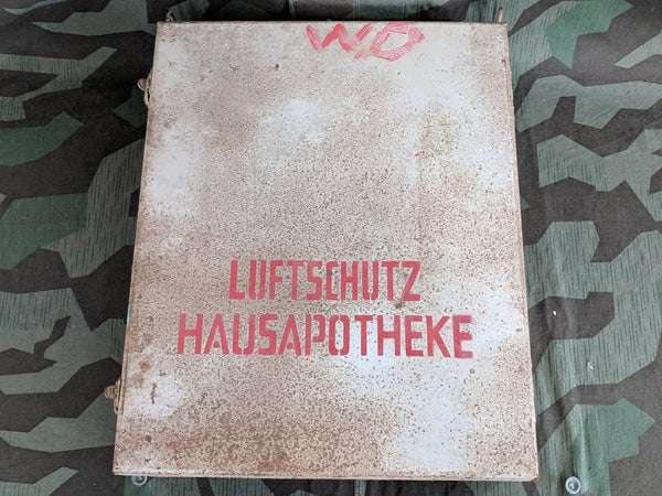 WWII German Luftschutz Apotheke Medicine Cabinet