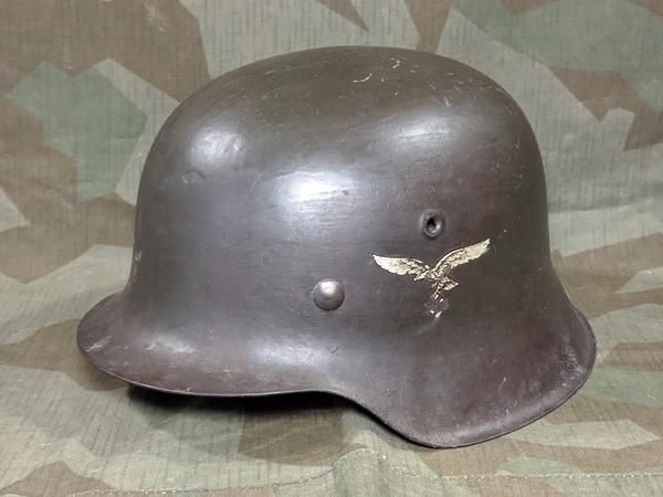 WWII_German_M42_Helmet_w_Origi
