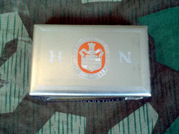 Original Silver Cardboard HN 24 Cigarette Box