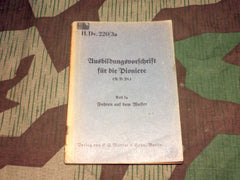 WWII German Pioniere Training Book Fahren auf dem Wasser