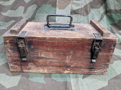 WWII German Propaganda Rifle Grenade Wood Box