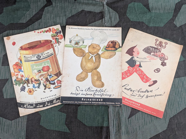 WWII German Recipe Booklets Reichausschuß für Volkswirtschaftliche Aufklärung