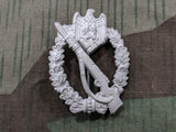 WWII German Reproduction Infantry Assault Badge in Silver