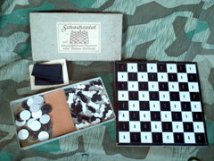WWII German Schachspiel Chess / Checkers / Dame Game