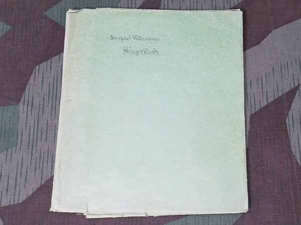 WWII German School Notebook on the Third Reich