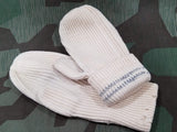 WWII German Size 2 White Mittens