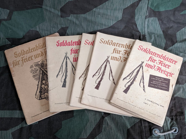 WWII German Soldatenblatter Books for Free Time & Celebration